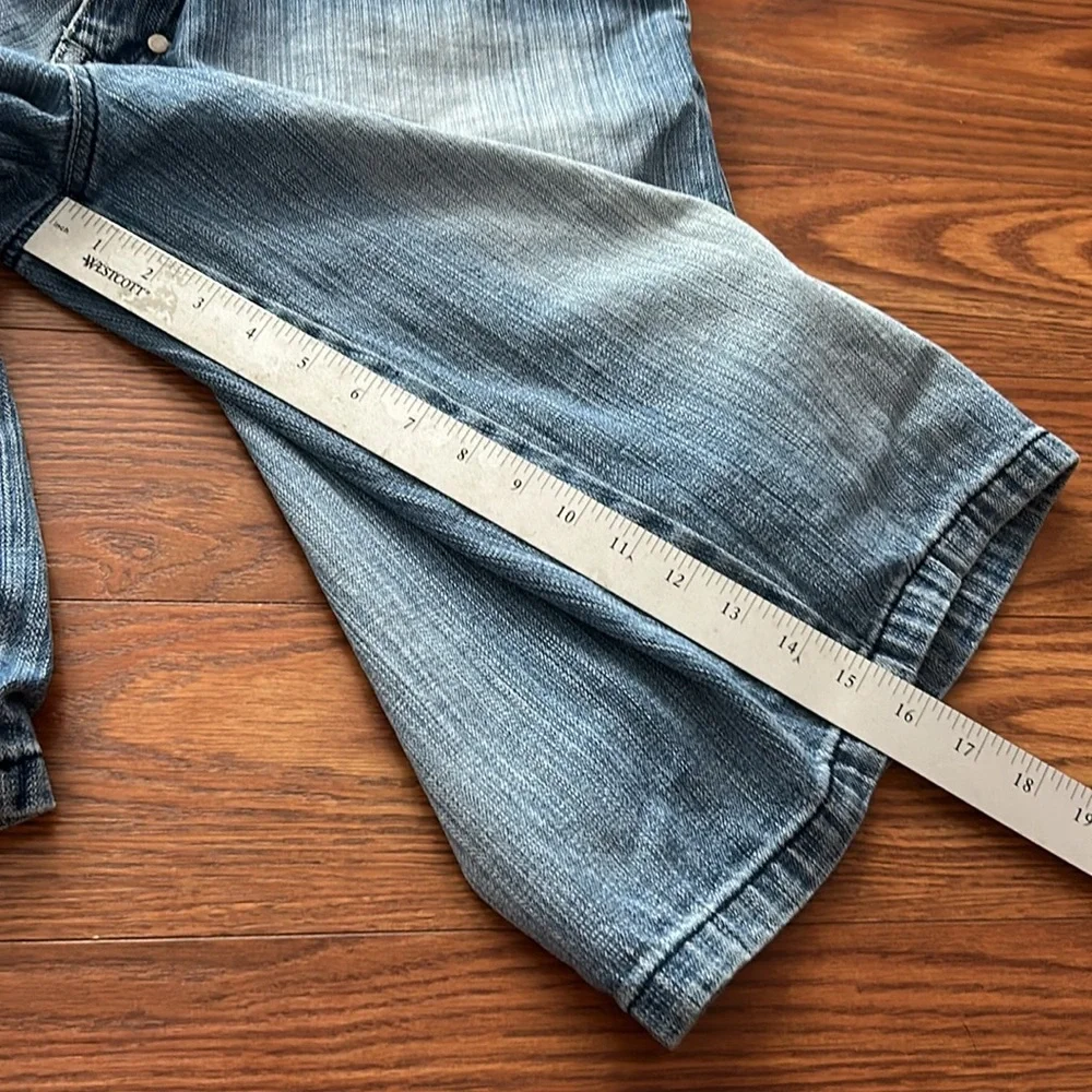 Y2K Vintage South Pole Baggy Jorts Rare Med Wash Designed Pocket Mens Size‎ 40 - Picture 9 of 10